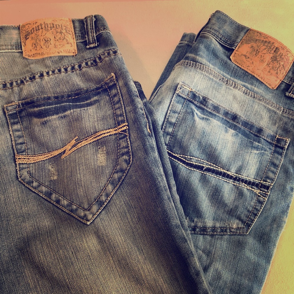 South Pole Southpole 2pr Jeans Size 34